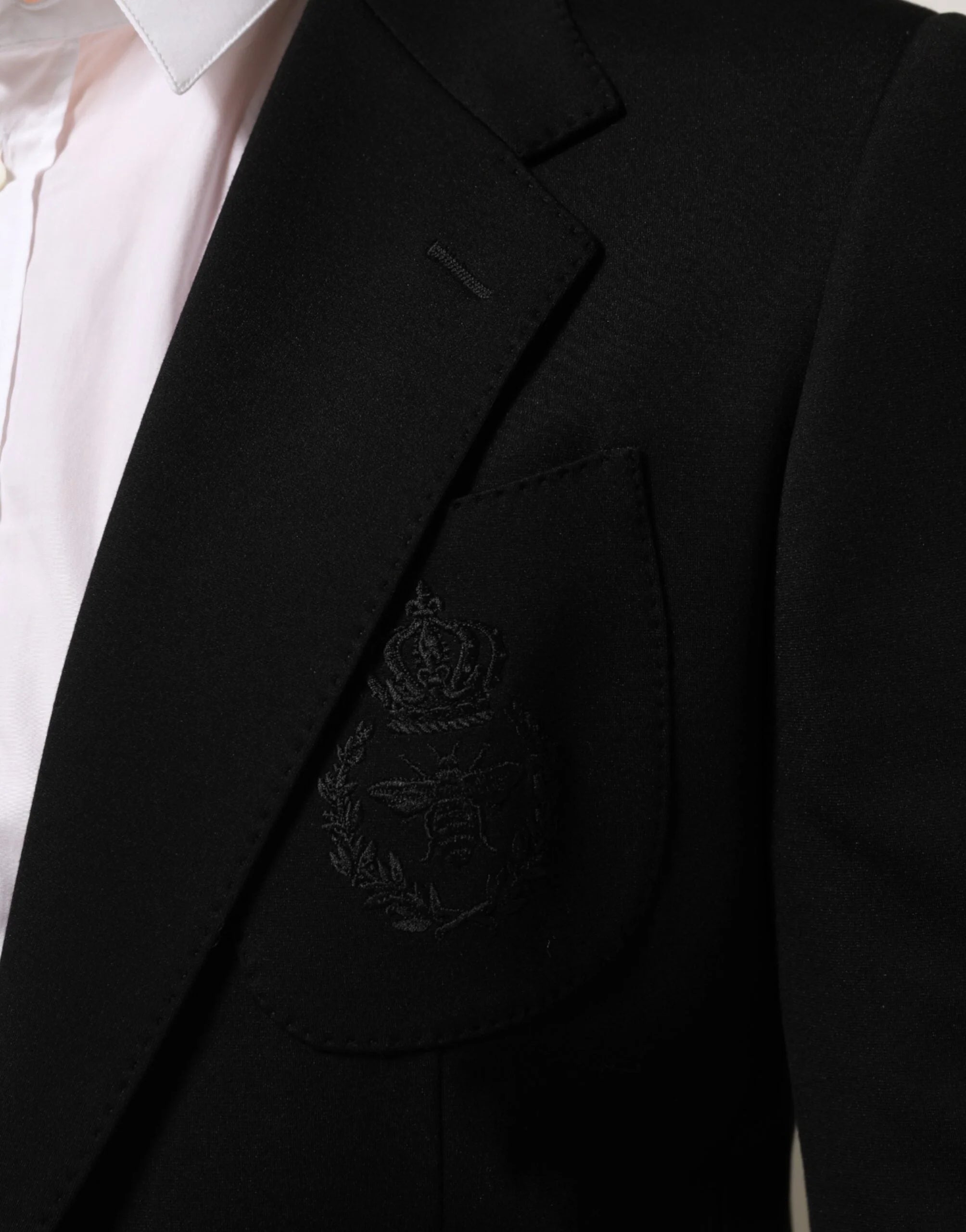 Dolce & Gabbana Black Viscose 2 Buttons Suit Jacket Blazer - IT48 | M - Sport Jackets