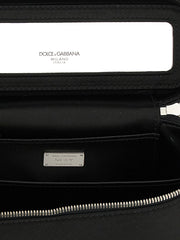 Dolce & Gabbana Svart Viskose Skulderveske