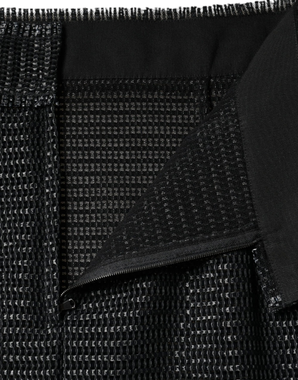 Dolce & Gabbana Black Viscose High Waist Pencil Cut Skirt - IT46|XL - Skirts