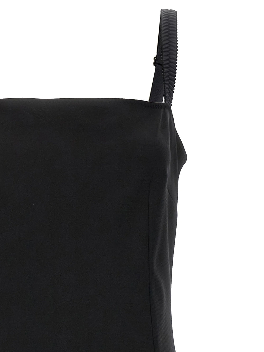 Dolce & Gabbana Black Viscose Midi Dress - IT48