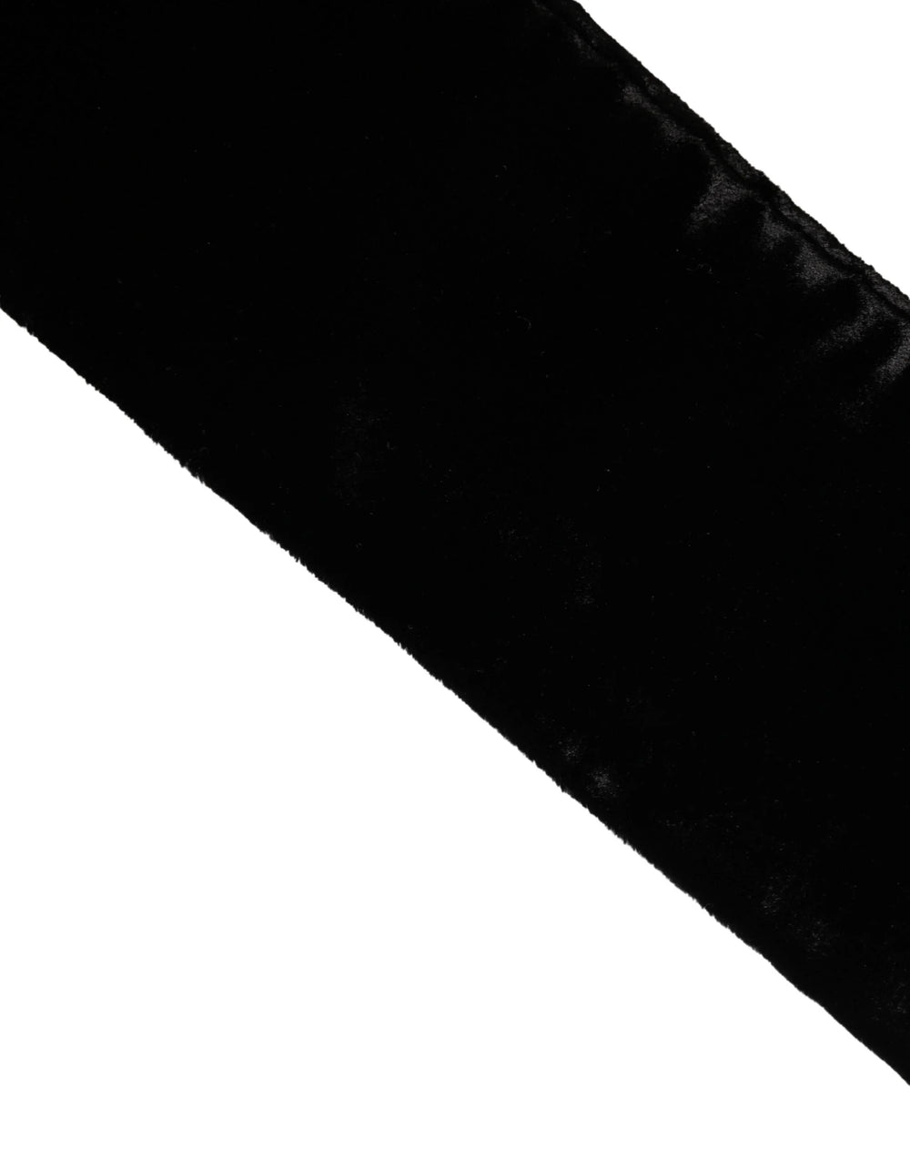 Dolce & Gabbana Black Viscose Satin Waist Women Cintura Belt - IT40|S