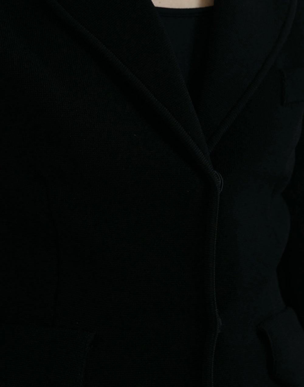 Dolce & Gabbana Black Viscose Single Breasted Blazer Jacket - IT40|S - Coats & Jackets