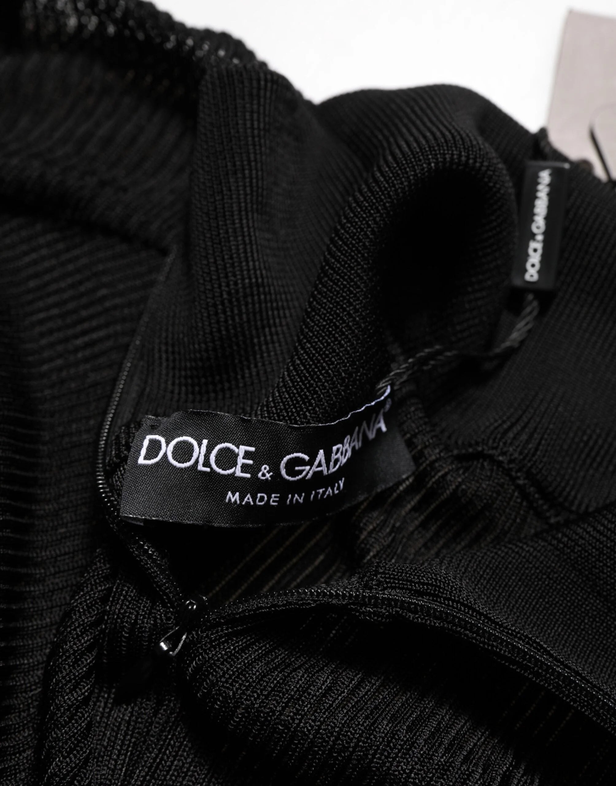 Dolce & Gabbana Black Viscose Turtle Neck Pullover Sweater - IT48 | M - Sweaters