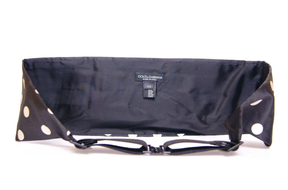 Dolce & Gabbana Black Waist Smoking Tuxedo Cummerbund Belt - Traditional Clothing Accessories