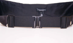 Dolce & Gabbana Black Waist Smoking Tuxedo Cummerbund Belt - Traditional Clothing Accessories
