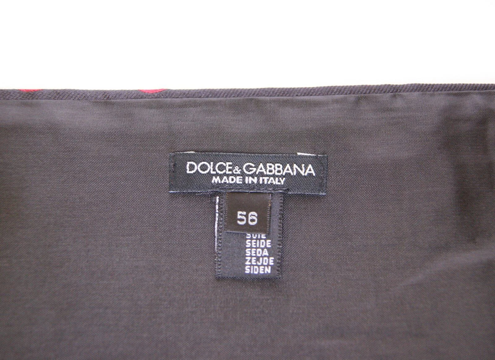Dolce & Gabbana Black Waist Smoking Tuxedo Cummerbund Belt - Traditional Clothing Accessories