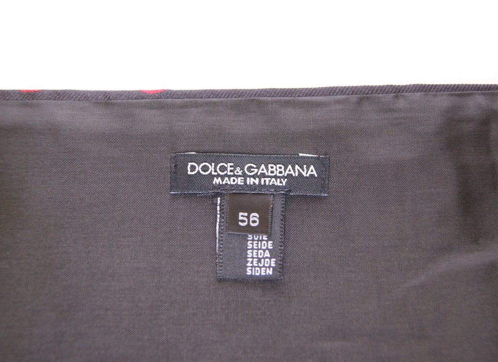 Dolce & Gabbana Black Waist Smoking Tuxedo Cummerbund Belt - Traditional Clothing Accessories