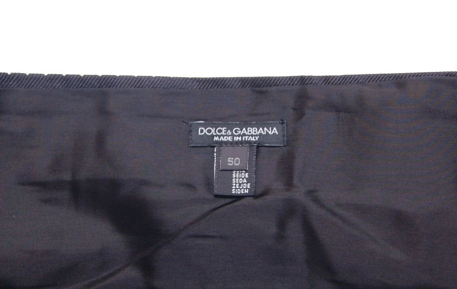Dolce & Gabbana Black Waist Smoking Tuxedo Cummerbund Belt - IT44 | XS - Traditional Clothing Accessories