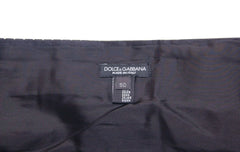 Dolce & Gabbana Black Waist Smoking Tuxedo Cummerbund Belt - IT44 | XS - Traditional Clothing Accessories