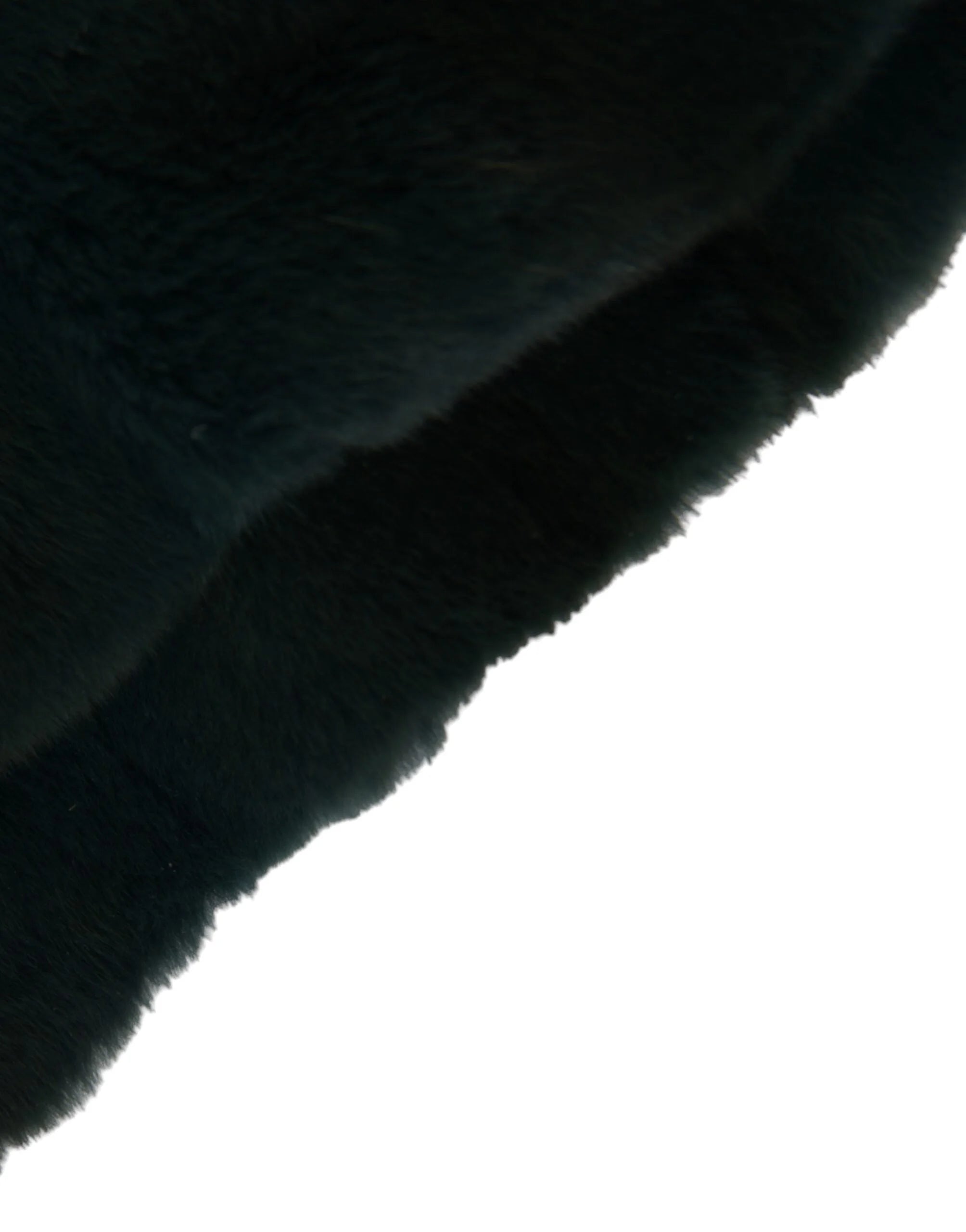 Dolce & Gabbana Black Weasel Fur Whole Head Wrap Hat - 57 cm|S - Hats