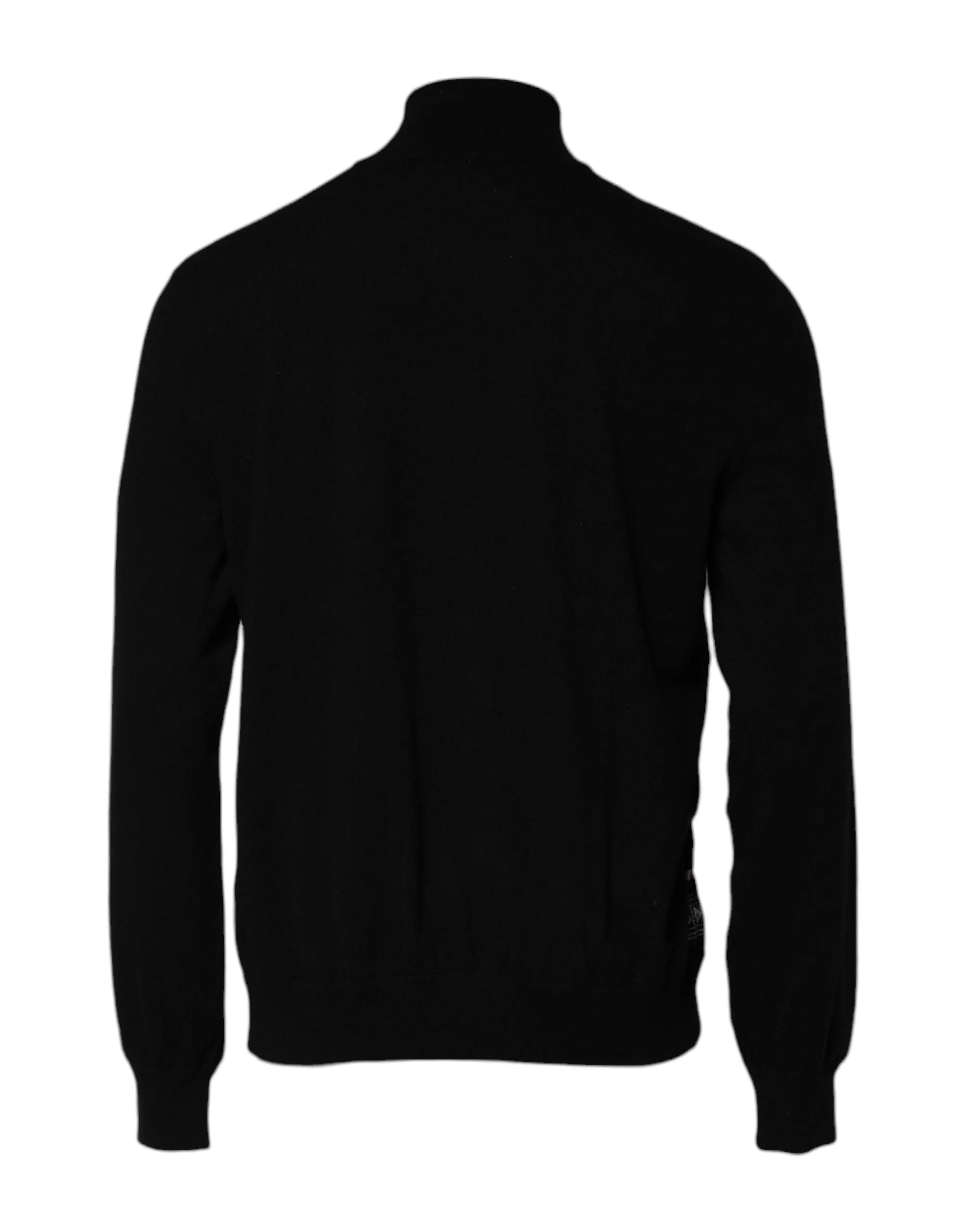 Dolce & Gabbana Black White Bandana Print Full Zip Sweater - IT54 | XL - Sweaters