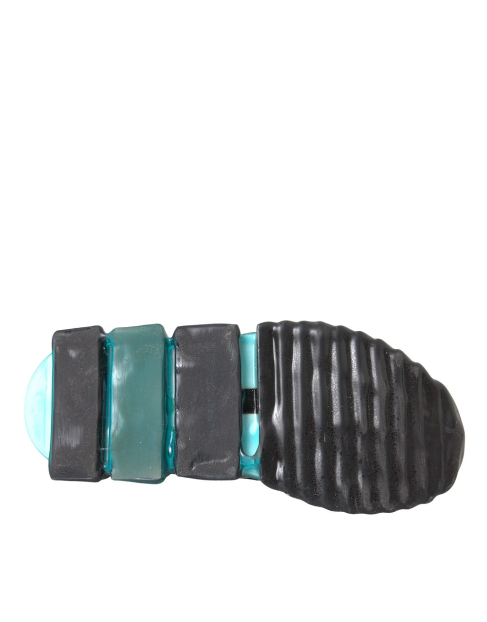 Dolce & Gabbana Black White Blue Slip On Sorrento Sneakers Shoes - Sneakers