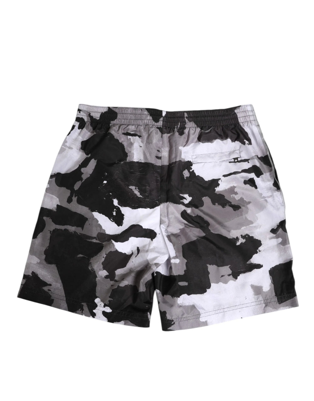 Dolce & Gabbana Black White Camouflage DG Logo Men Swimwear - IT4 | S - Swim Boxers