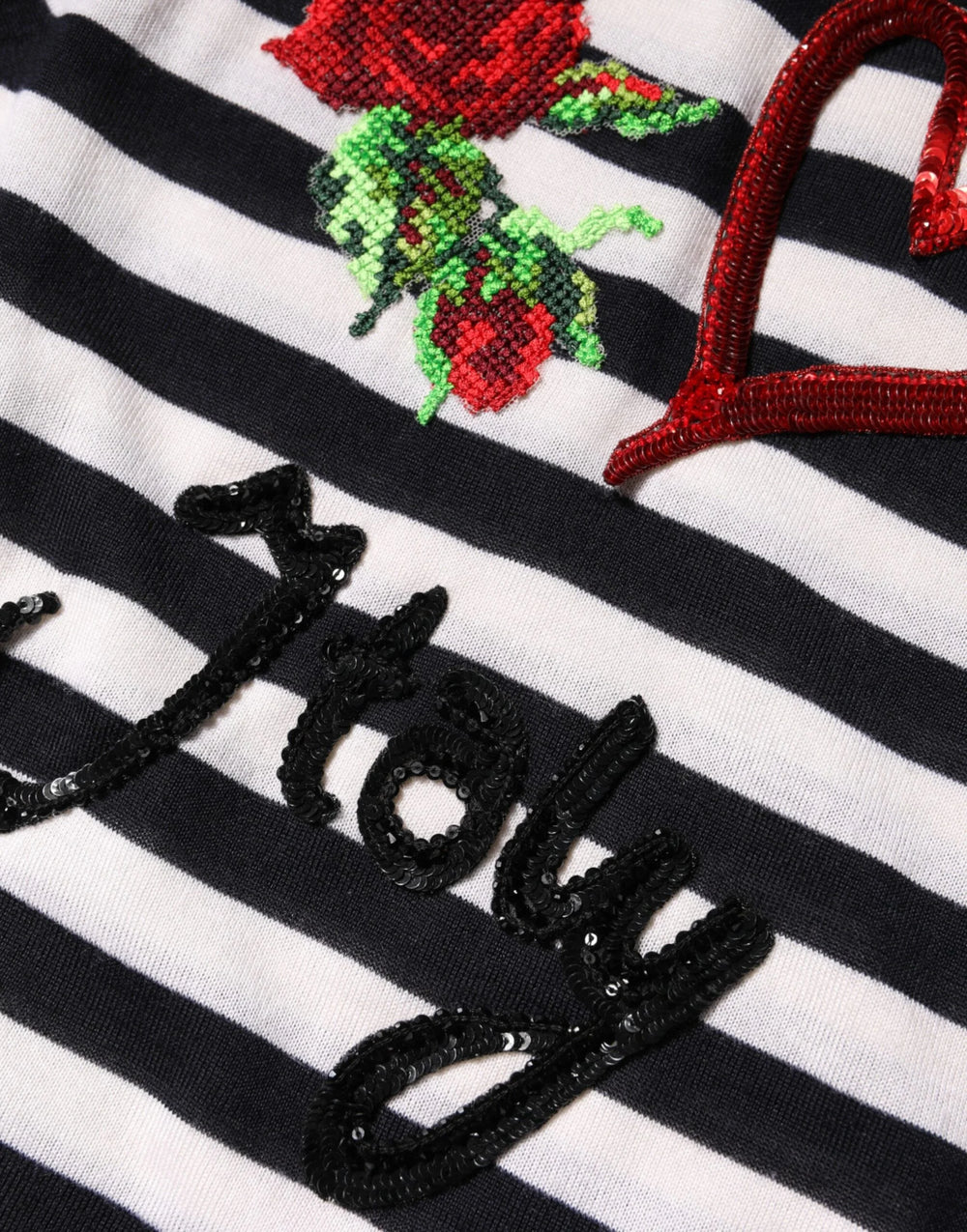 Dolce & Gabbana Black White Cashmere Silk Sleeveless Top - IT36|XXS