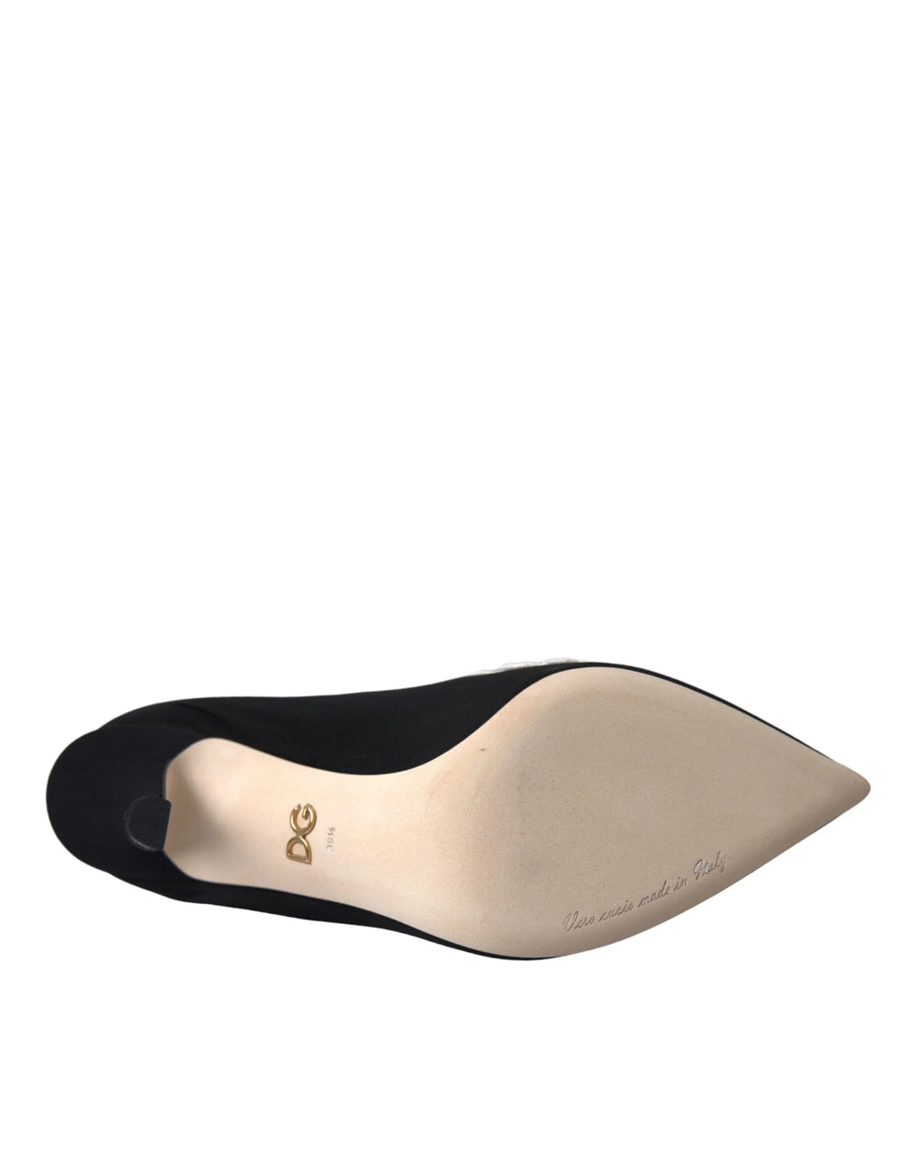 Dolce & Gabbana Black White Embroidery Slip On Boots Shoes - Boots