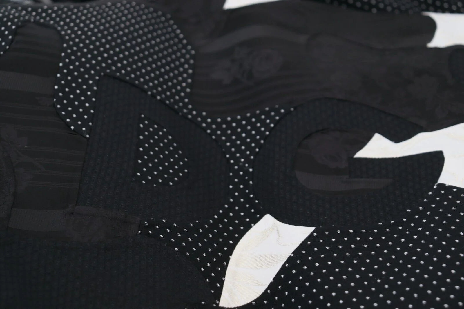 Dolce & Gabbana Black White Fur Shearling Full Zip Jacket - IT52 | L - Sport Jackets