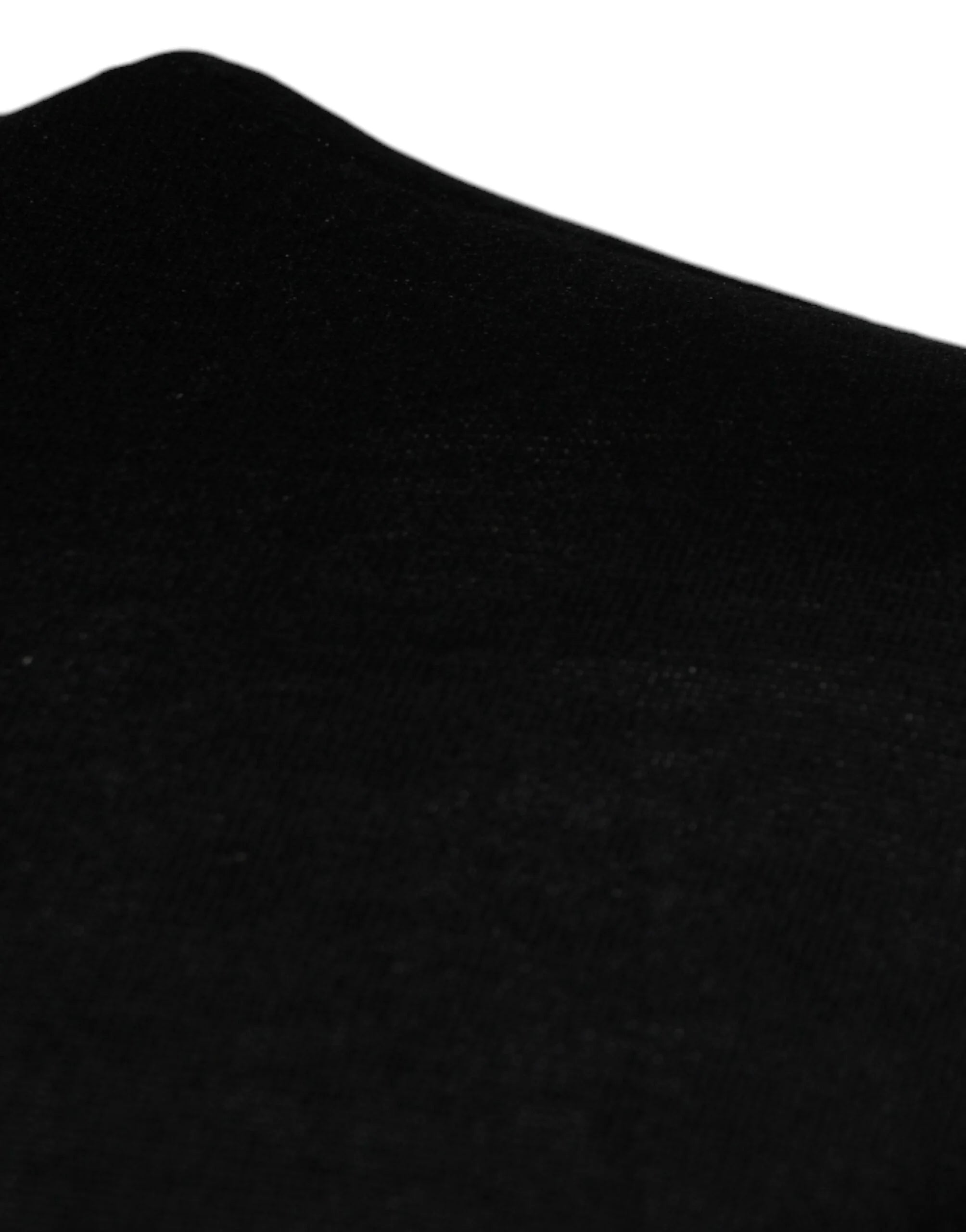 Dolce & Gabbana Black White Guitar Silk Crew Neck Sweater - IT48 | M - Sweaters