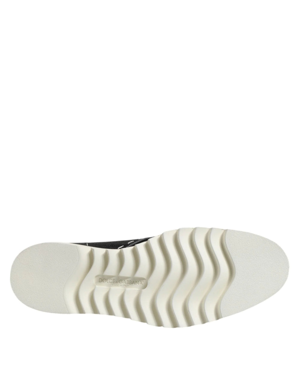 Dolce & Gabbana Black White Leather Ankle Boots Shoes - EU44/US11 - Boots