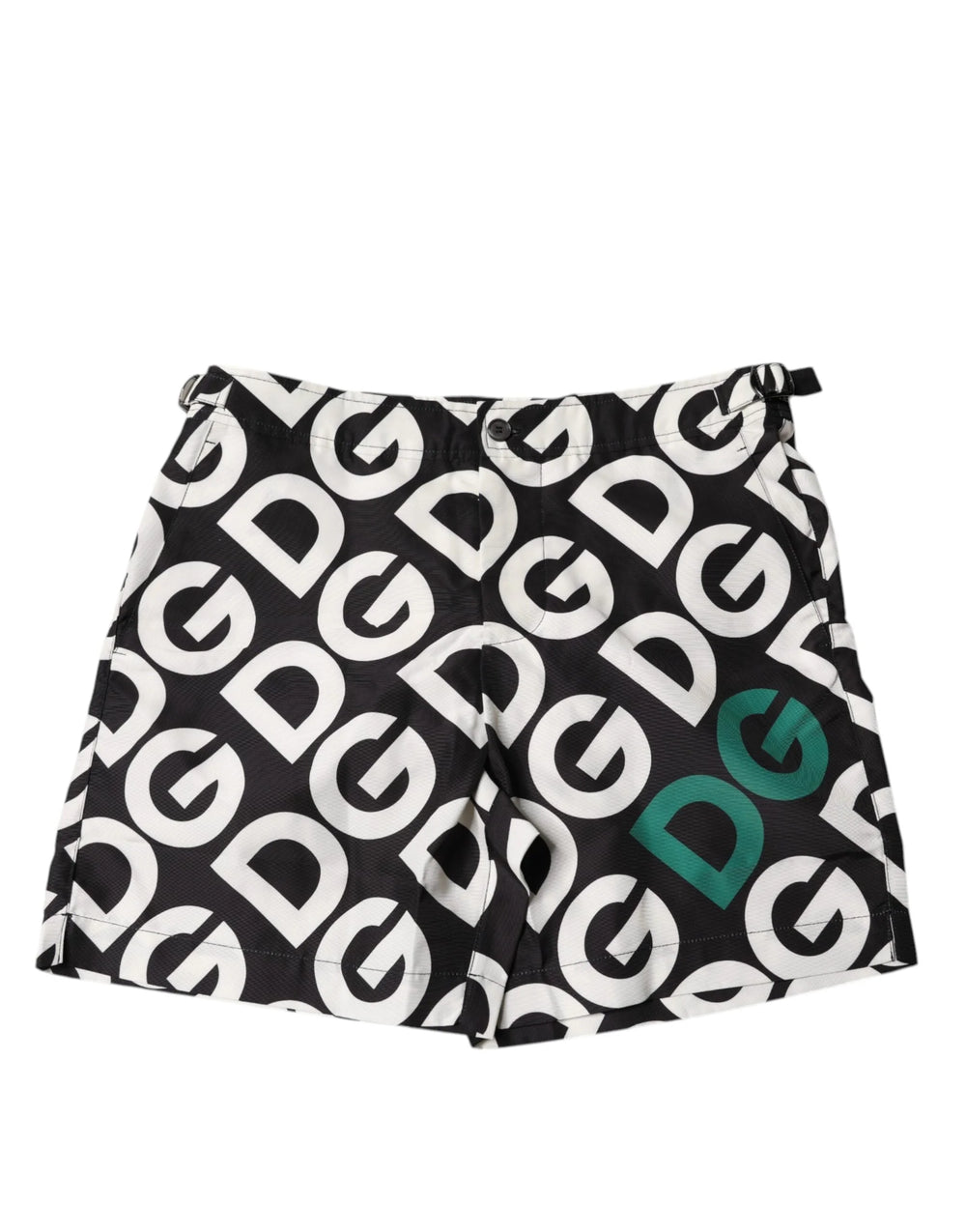 Dolce & Gabbana Black White Logo Beachwear Shorts Swimwear - IT44 | XS - Swim Boxers