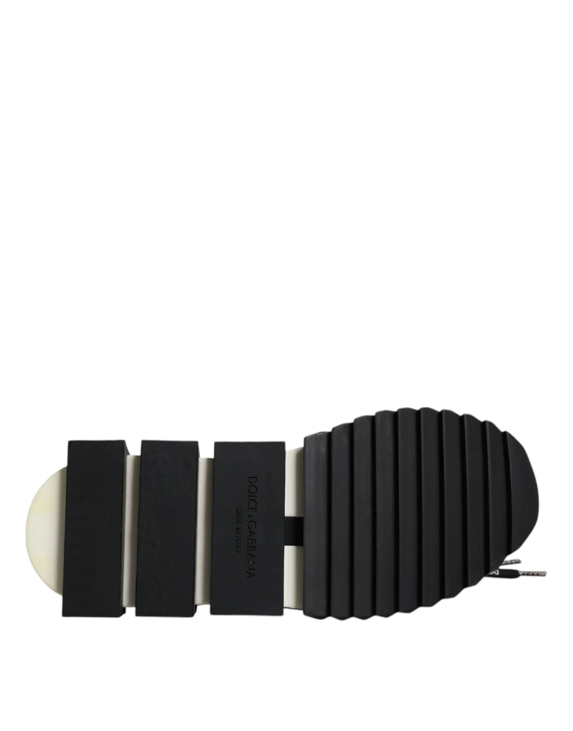 Dolce & Gabbana Black White Logo Sorrento Mens Sneakers Shoes - EU39/US6 - Sneakers