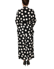 Dolce & Gabbana Black White Polka Dot Pajama 2 Piece Set Sleepwear - IT50|3XL
