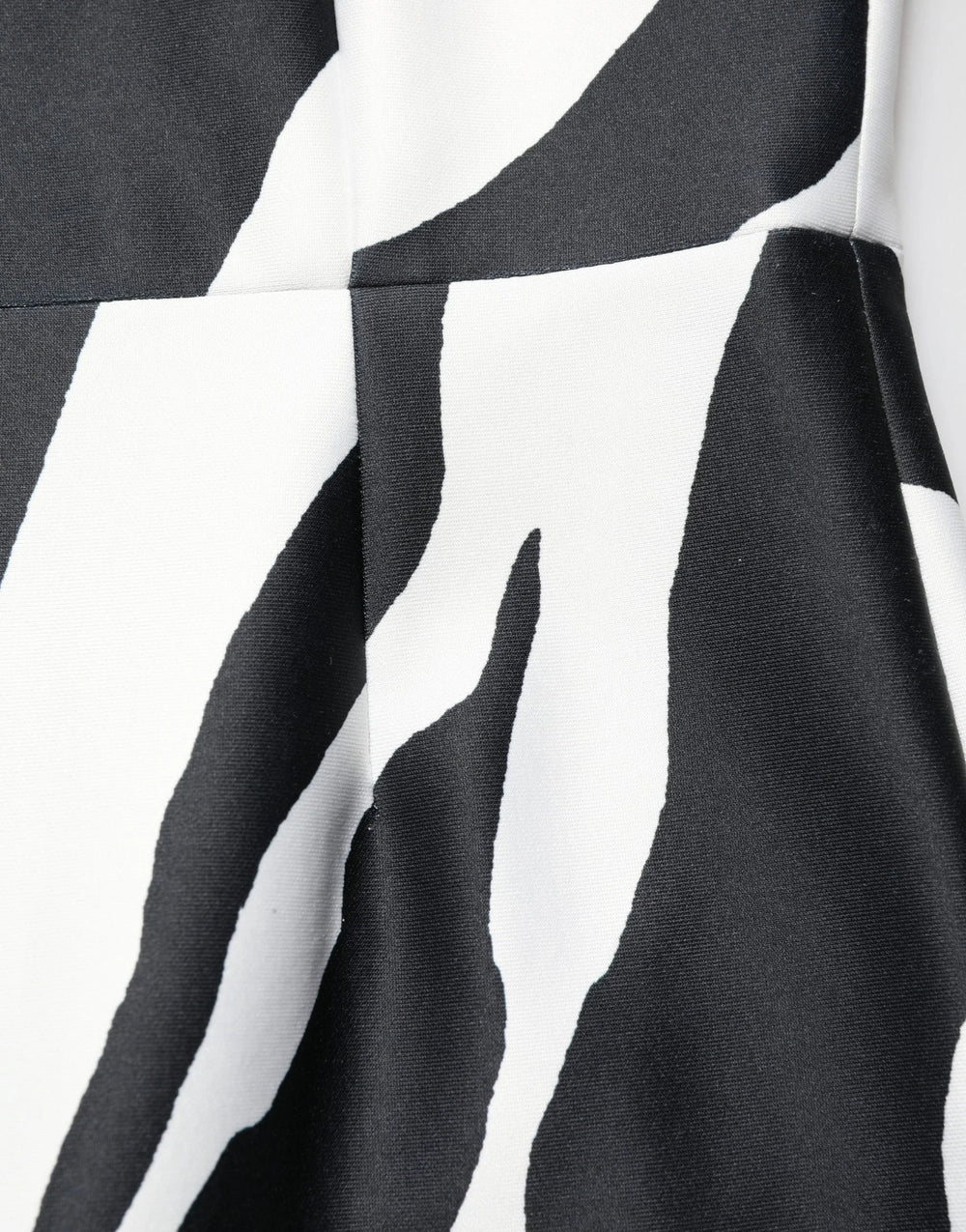 Dolce & Gabbana Zwart Wit Poliéster Zebra Patroon Overalpak - IT44 | L