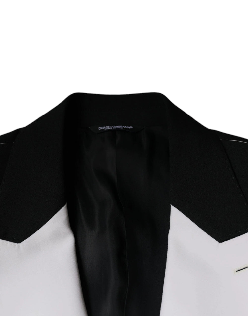 Dolce & Gabbana Black White Single Breasted Dress Blazer - IT50 | L - Sport Jackets