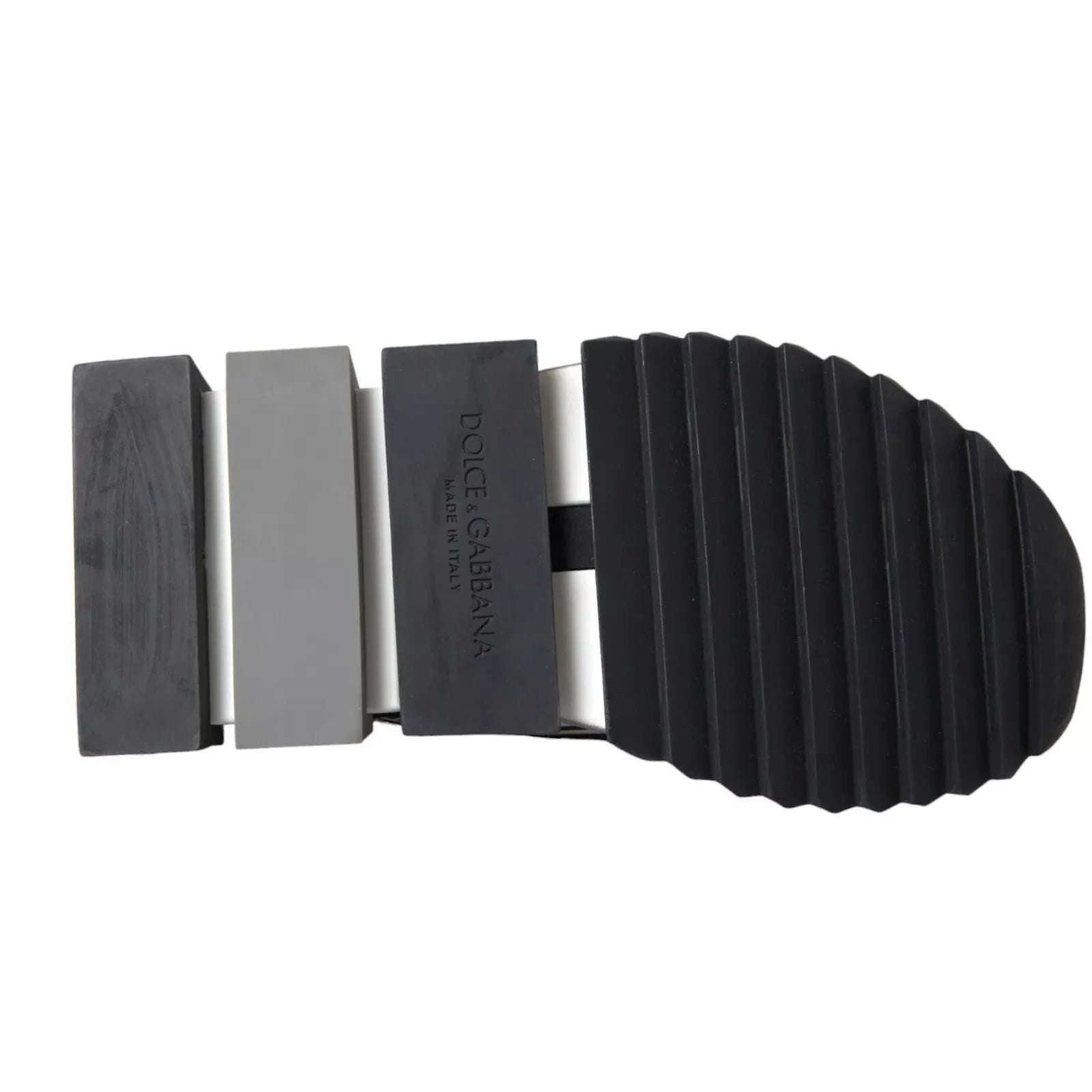 Dolce & Gabbana Black White Slip On Sorrento Sneakers Shoes - EU 39.5 | US 6.5 - Sneakers