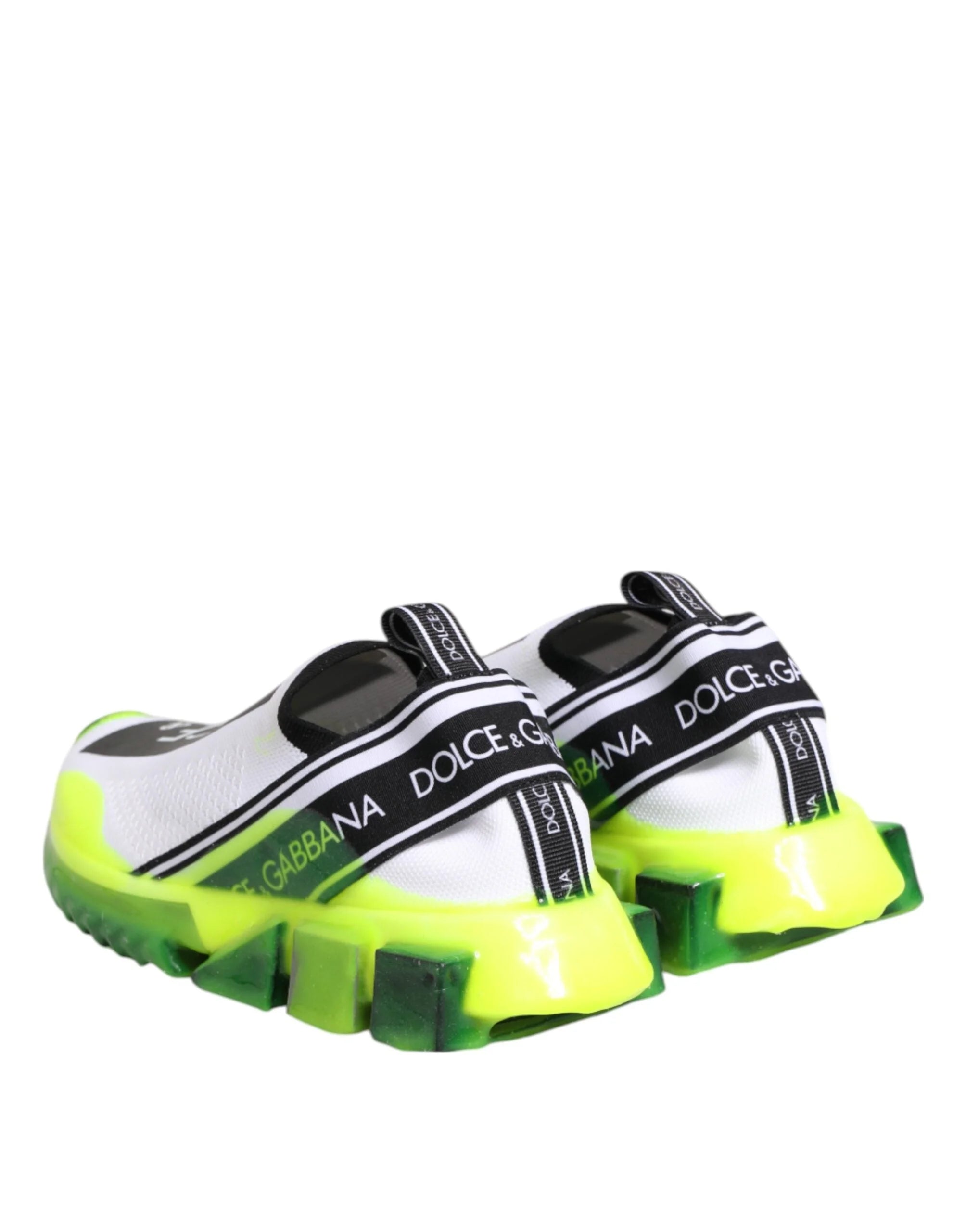 Dolce & Gabbana Black White Slip On Sorrento Sneakers Shoes - EU40/US9.5 - Sneakers