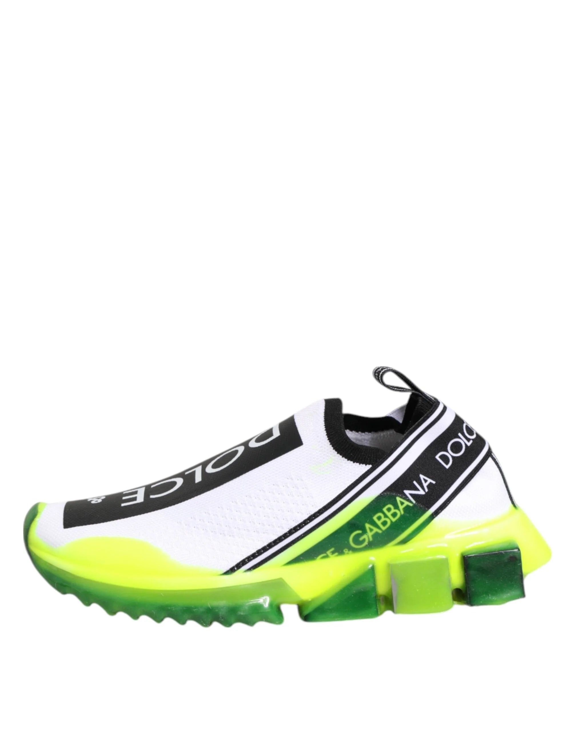 Dolce & Gabbana Black White Slip On Sorrento Sneakers Shoes - EU40/US9.5 - Sneakers