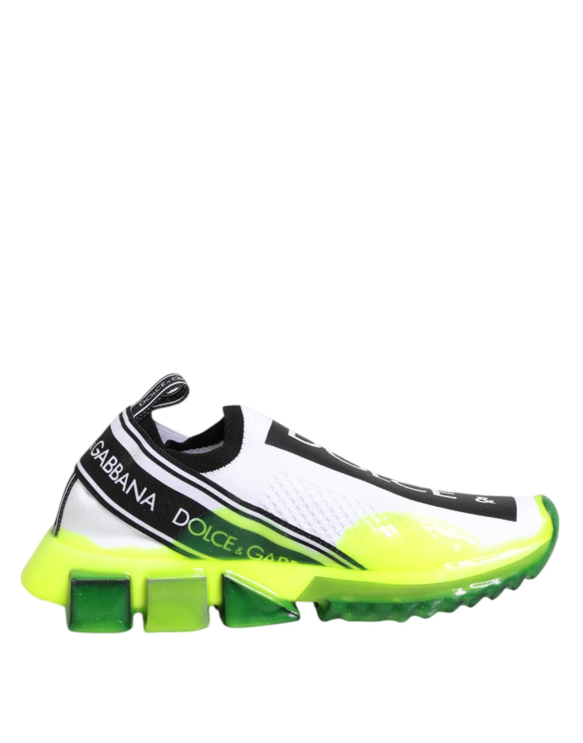 Dolce & Gabbana Black White Slip On Sorrento Sneakers Shoes - EU40/US9.5 - Sneakers