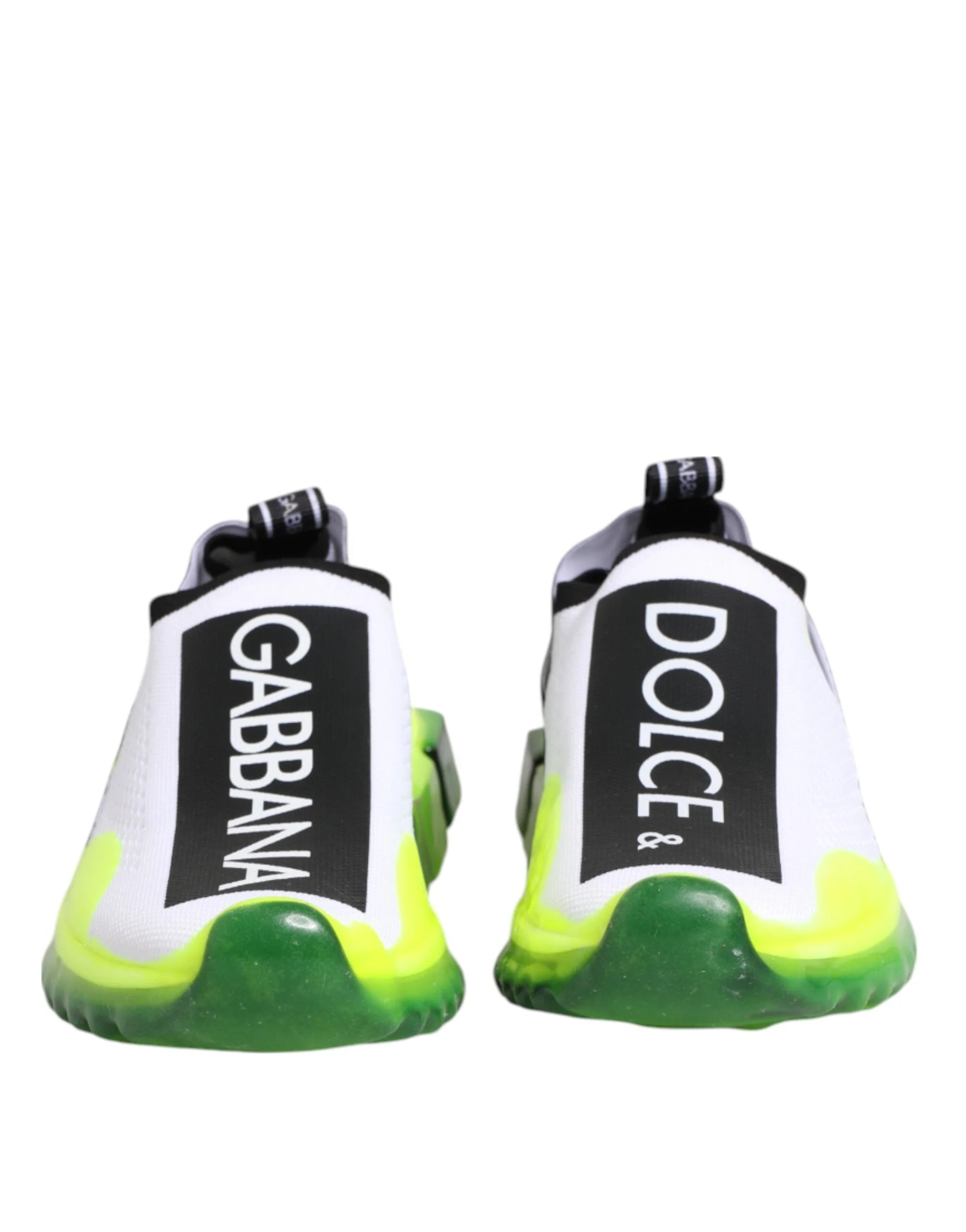 Dolce & Gabbana Black White Slip On Sorrento Sneakers Shoes - EU40/US9.5 - Sneakers