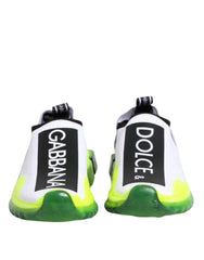 Dolce & Gabbana Black White Slip On Sorrento Sneakers Shoes - EU40/US9.5 - Sneakers