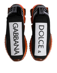 Dolce & Gabbana Black White Slip On Sorrento Sneakers Shoes - EU42/US9 - Sneakers