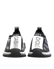 Dolce & Gabbana Black White Sorrento Low Top Sneakers Shoes - Sneakers