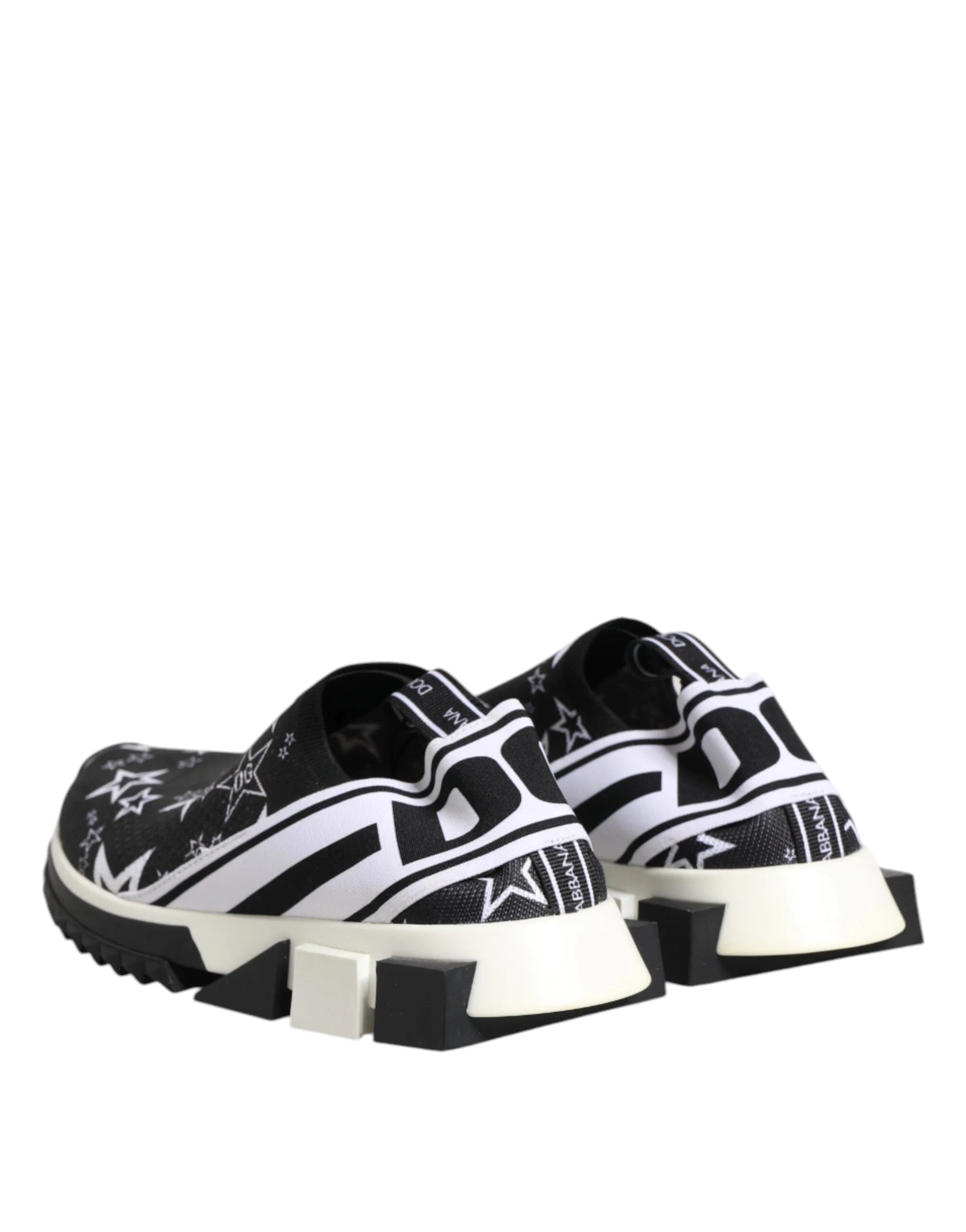 Dolce & Gabbana Black White Sorrento Low Top Sneakers Shoes - EU39/US6 - Sneakers