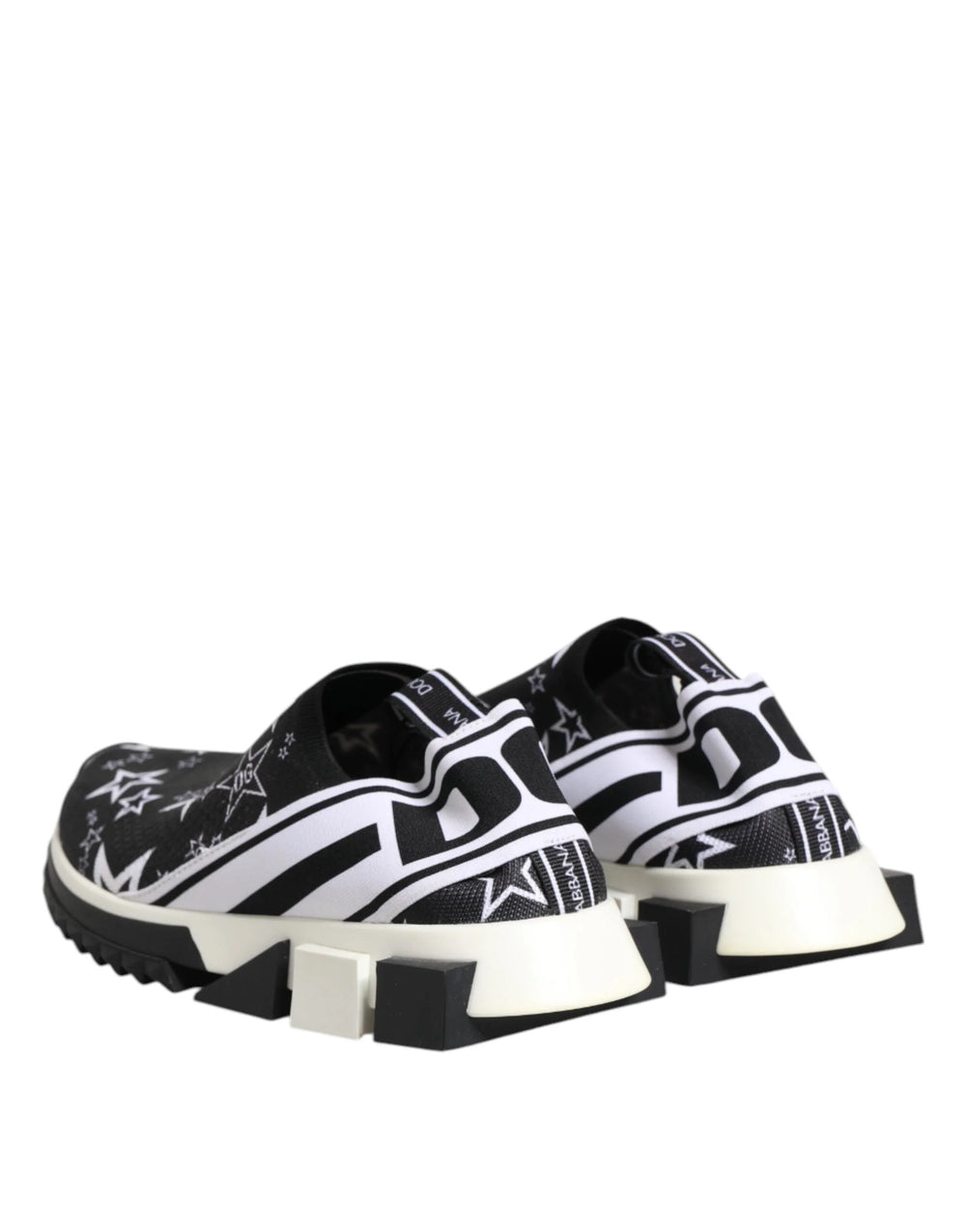 Dolce & Gabbana Black White Sorrento Low Top Sneakers Shoes - EU39/US6 - Sneakers