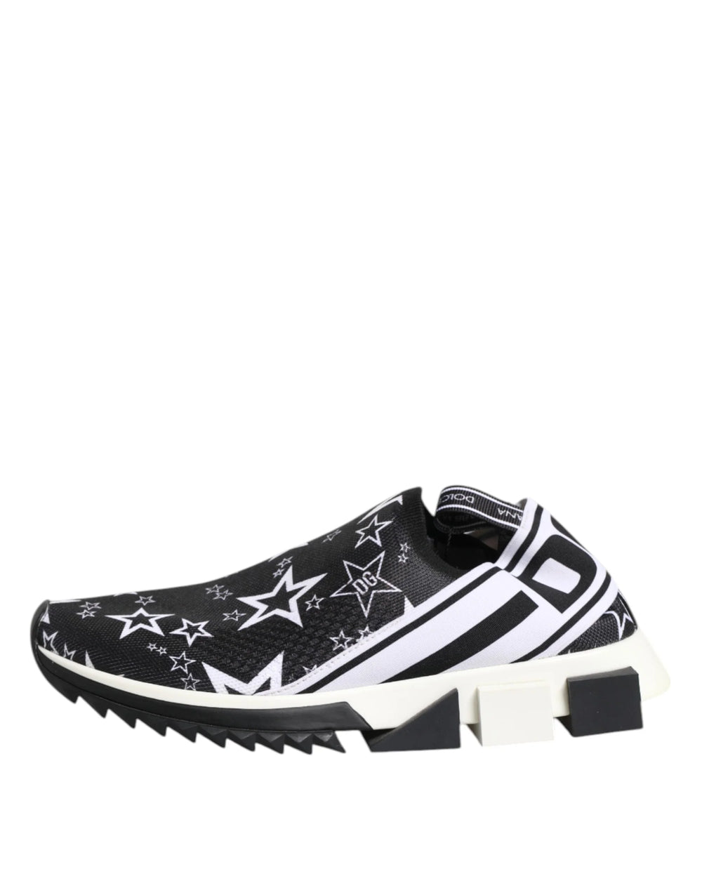 Dolce & Gabbana Black White Sorrento Low Top Sneakers Shoes - EU39/US6 - Sneakers