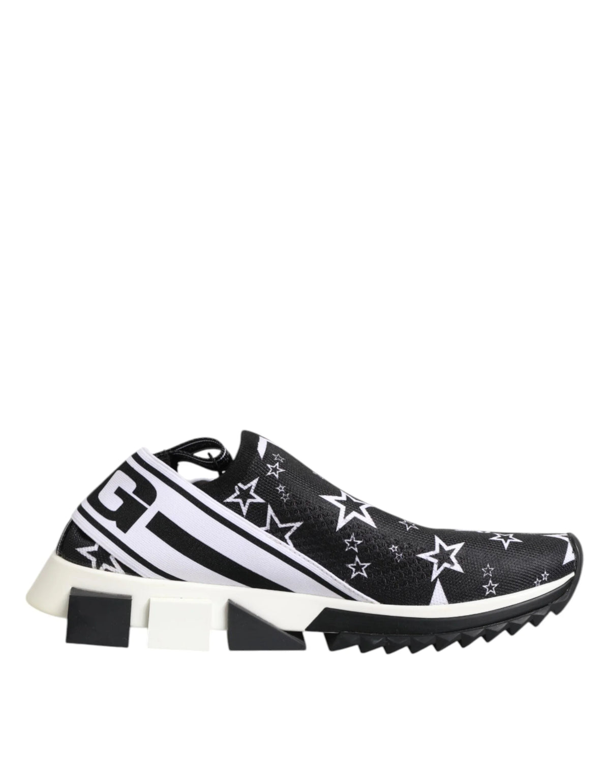 Dolce & Gabbana Black White Sorrento Low Top Sneakers Shoes - EU39/US6 - Sneakers