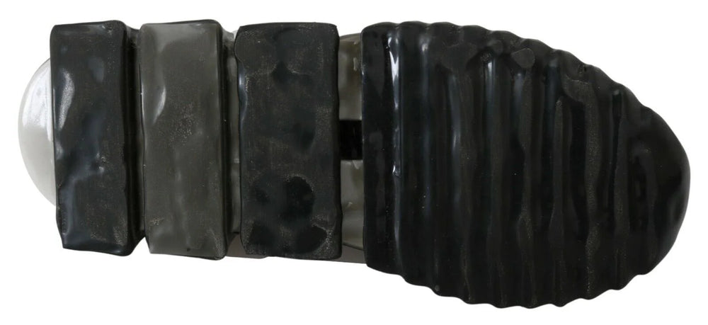 Dolce & Gabbana Black White SORRENTO Sport Stretch Sneakers - EU39/US6 - Sneakers