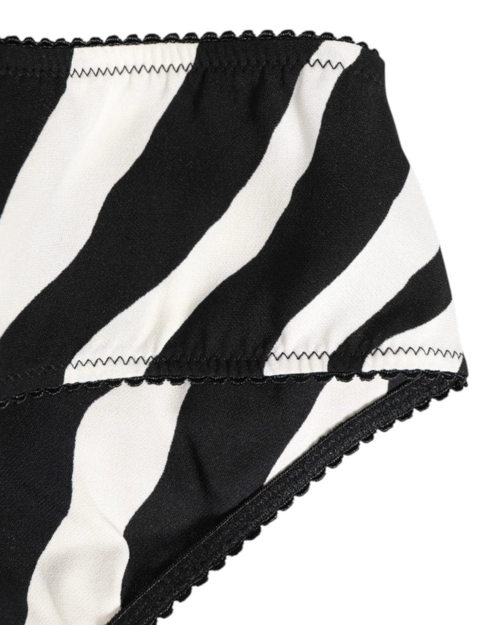 Dolce & Gabbana Black White Zebra Print Slip Briefs Underwear - IT2 | S - Briefs