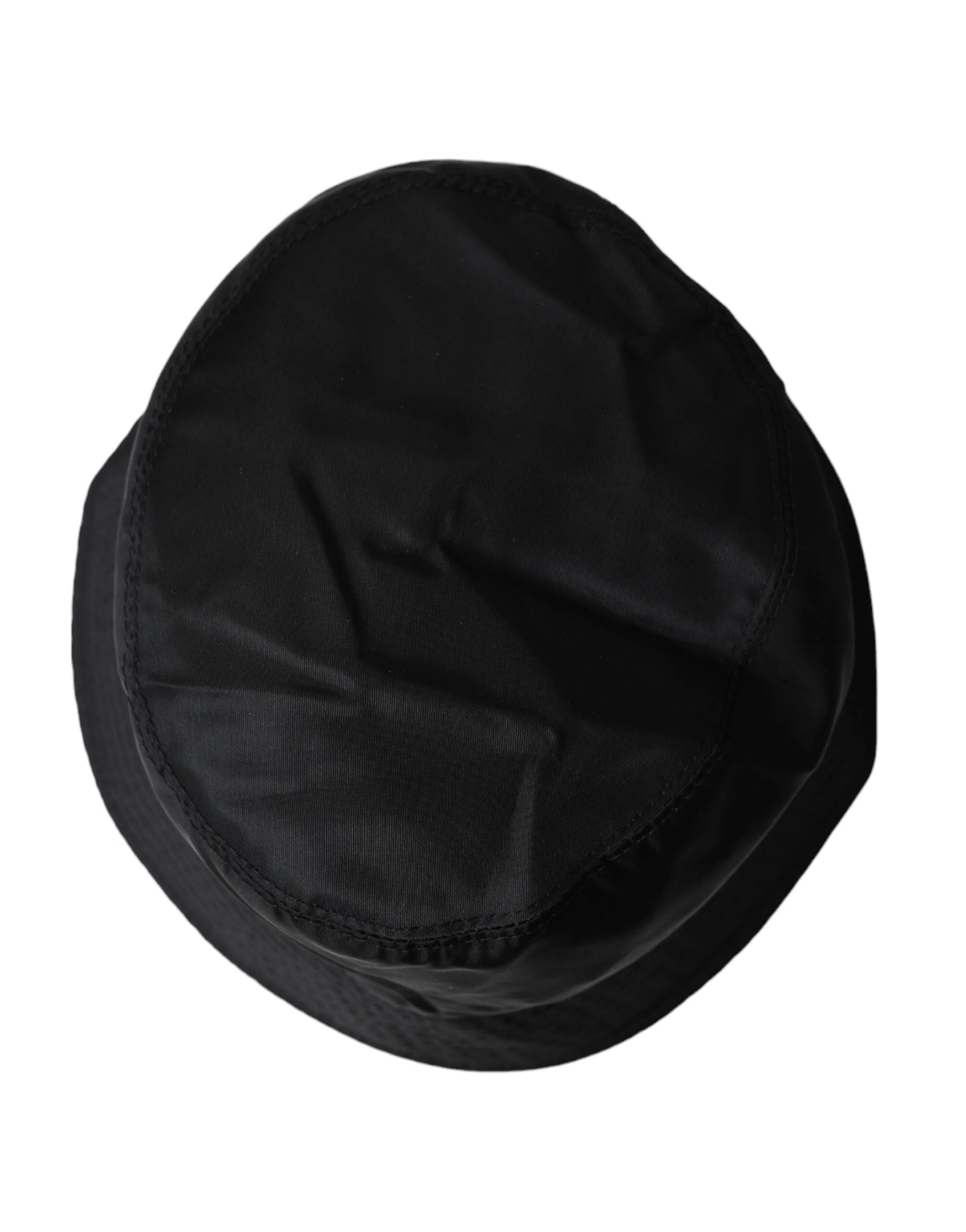 Dolce & Gabbana Black Wide Brim Cap Bucket Hat Men - 57 cm|S - Bucket Hats