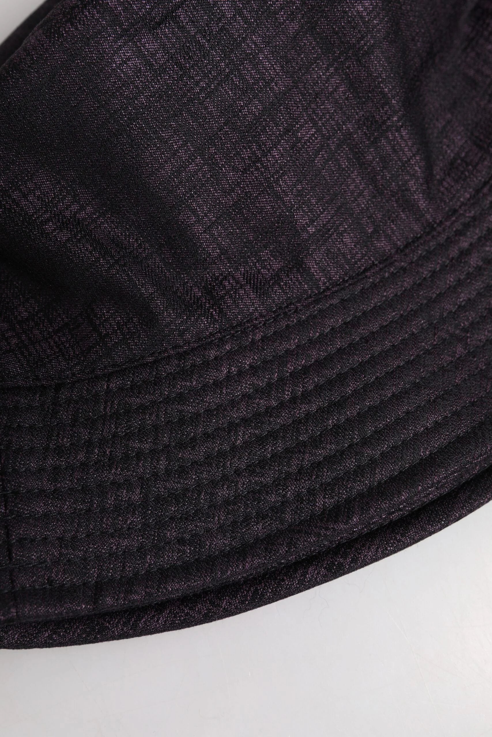 Dolce & Gabbana Black Wide Brim Nylon Bucket Hat - 59 cm|L