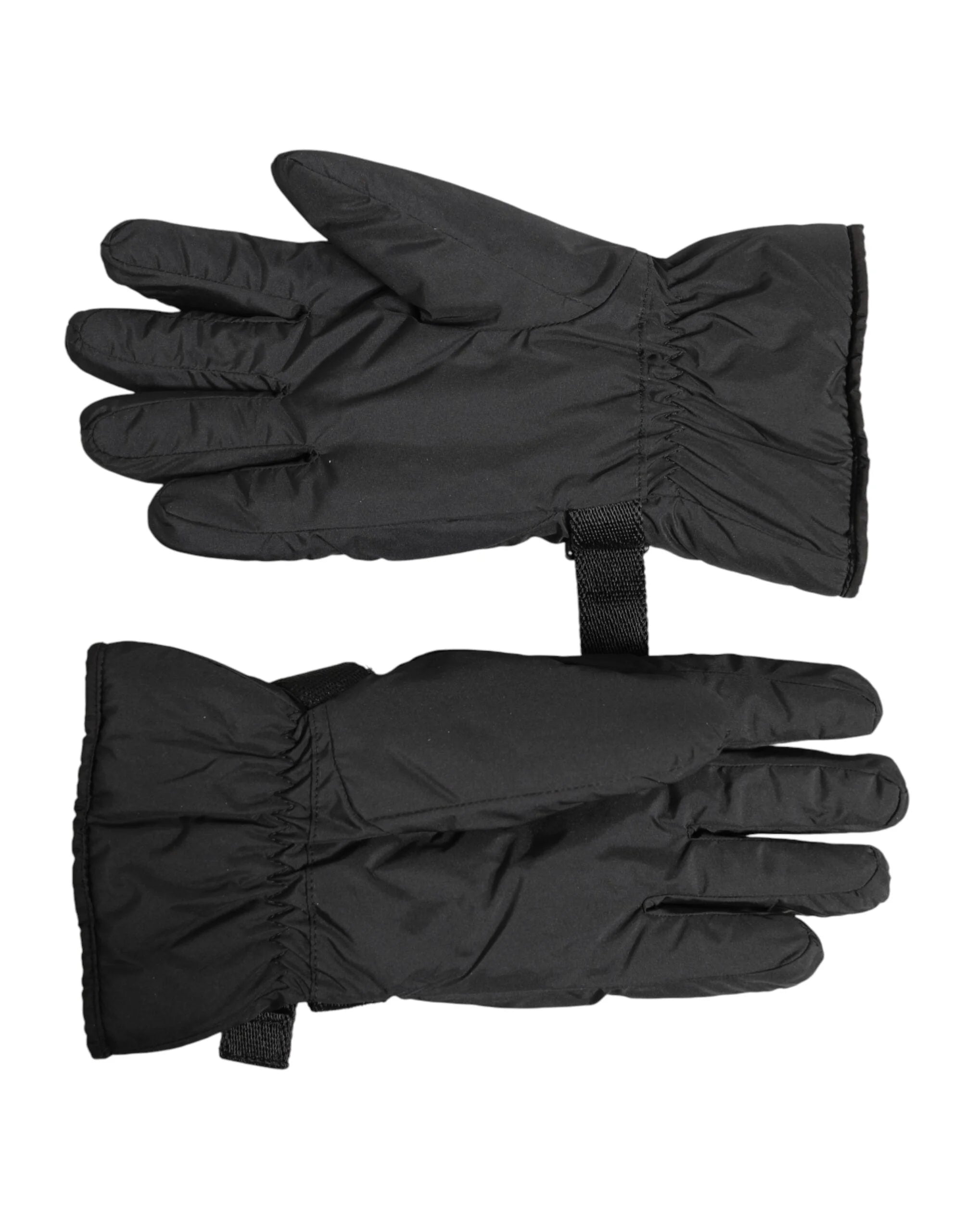 Dolce & Gabbana Black Windproof Ski Winter Warm Non Slip Gloves - 9|M