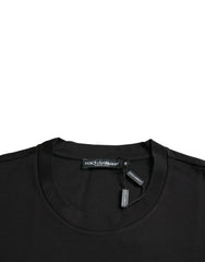 Dolce & Gabbana Black With Love Always Crew Neck Top T-shirt - T-Shirts