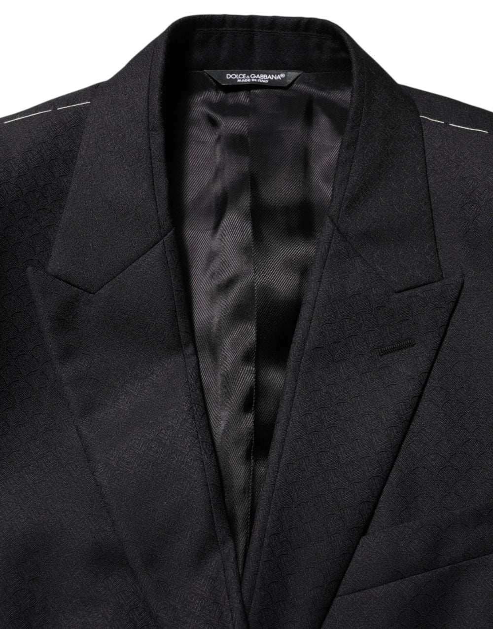 Dolce & Gabbana Black Wool 2 Buttons Suit Jacket Men Blazer - IT54 | XL - Sport Jackets