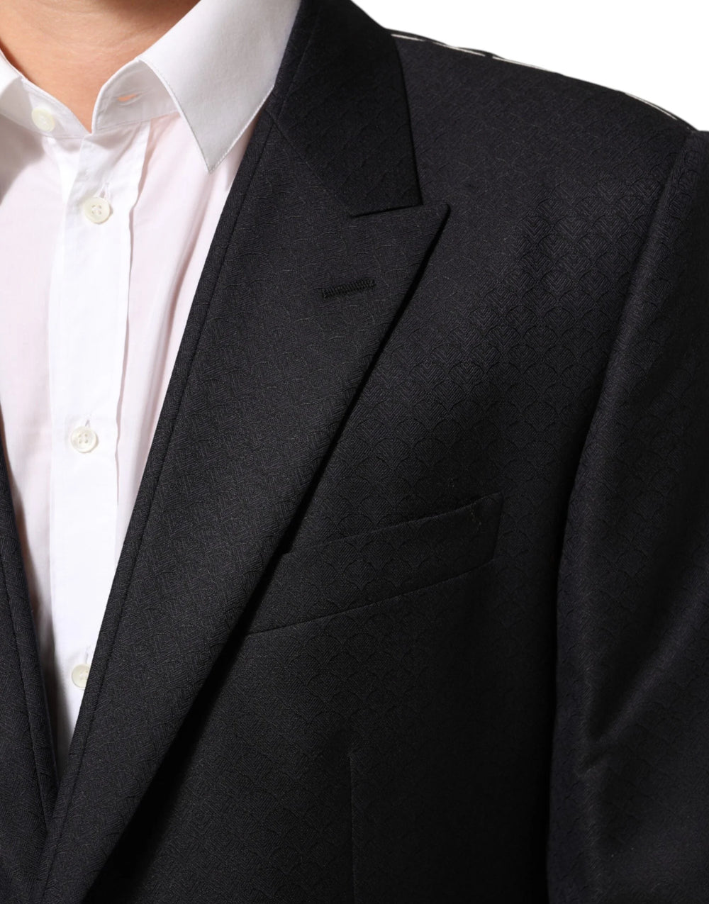 Dolce & Gabbana Black Wool 2 Buttons Suit Jacket Men Blazer - IT54 | XL - Sport Jackets