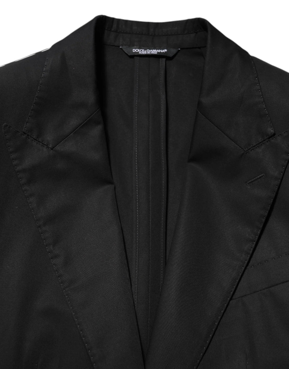 Dolce & Gabbana Black Wool 2 Buttons Suit Men Jacket Blazer - IT46 | S - Sport Jackets