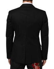 Dolce & Gabbana Black Wool 2 Buttons Suit Men Jacket Blazer - IT46 | S - Sport Jackets