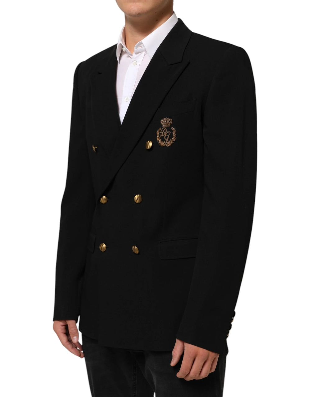 Dolce & Gabbana Black Wool 2 Buttons Suit Men Jacket Blazer - IT50 | L - Sport Jackets